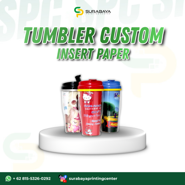 Tumbler Insert Paper