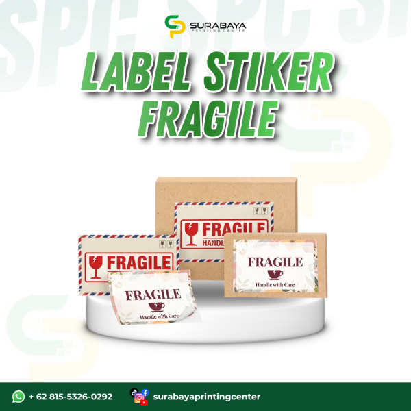 Stiker Fragile