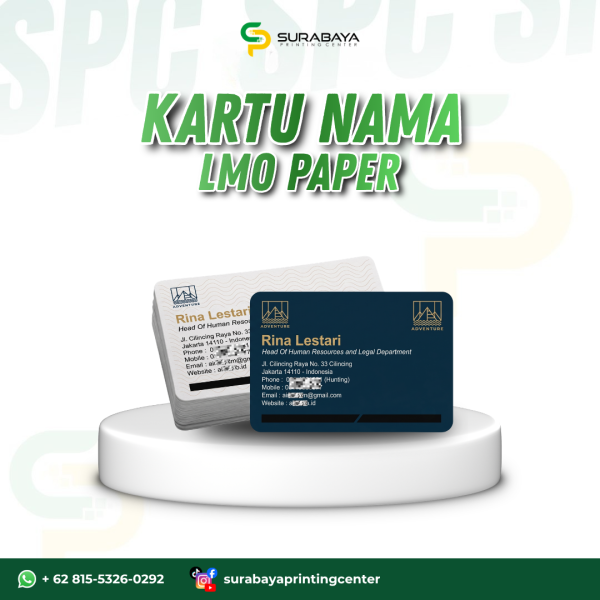 Kartu Nama LMO Paper