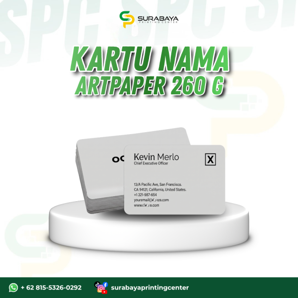 Kartu Nama Artpaper 260g