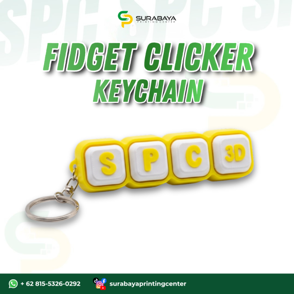 Fidget Clicker Keychain
